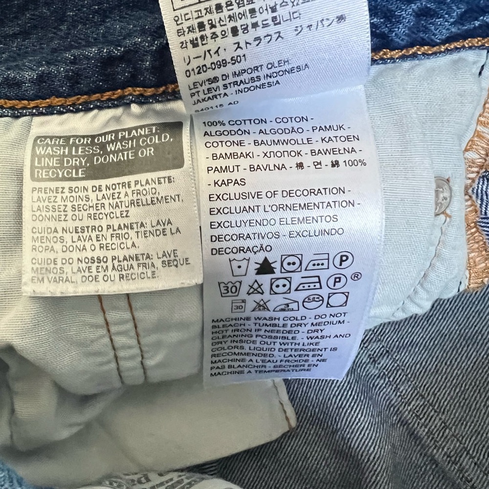 Women’s Levi's Premium Denim Jeans in Blue size 30 - Picture 5 of 10